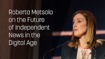 Roberta Metsola on the Future of Independent News in the Digital Age