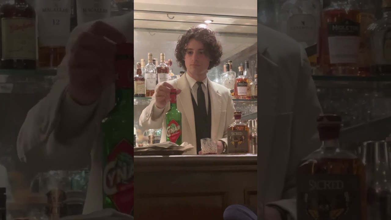 Negroni time at Dukes Bar, London 