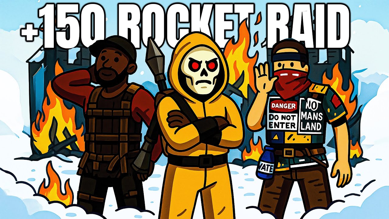 +150 ROKET ATTIK ! BÖYLE BİR RAID LOOTU ASLA GÖRMEDİNİZ! #rust