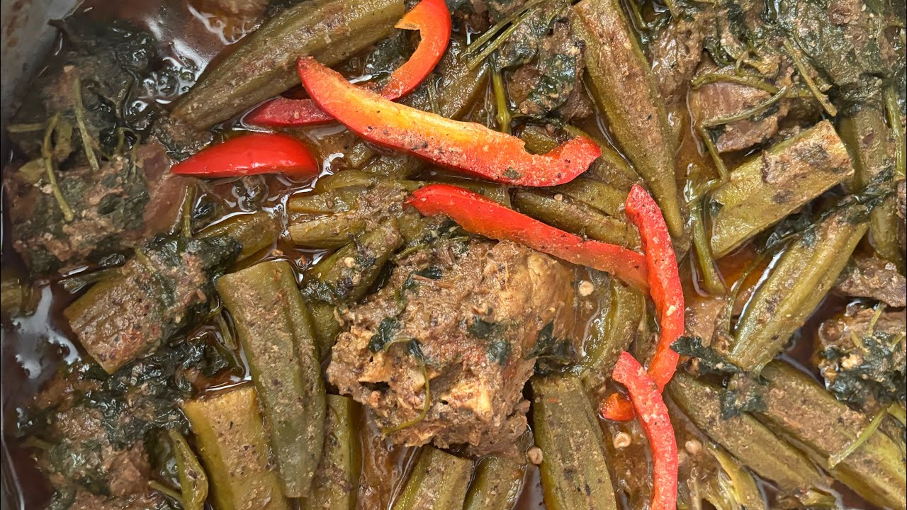 How to make the best Haitian style okra sauce /kalalou YouTube