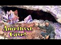 Massive amethyst crystals found mining in canada