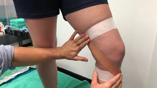 How to Strap the MCL (Medial Collateral Ligament Taping Technique)
