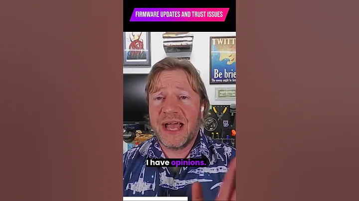 Firmware Updates and Trust Issues