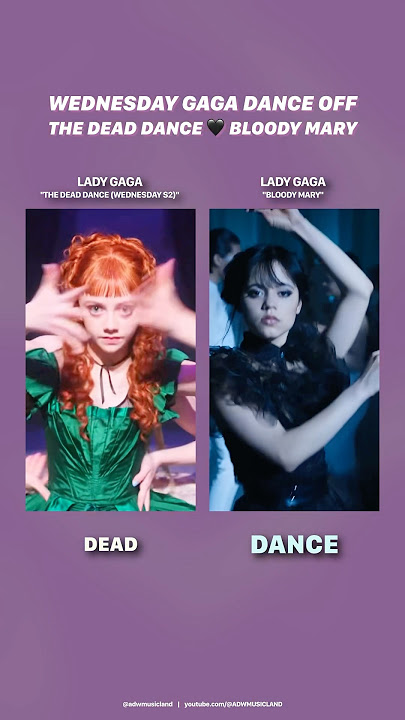 S1 x S2 WEDNESDAY GAGA ERA 🖤 The Dead Dance x Bloody Mary x Zombieboy @LadyGaga #mashup