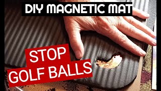 Protect Car Windows From Golf Balls with DIY Magnetic yoga mat