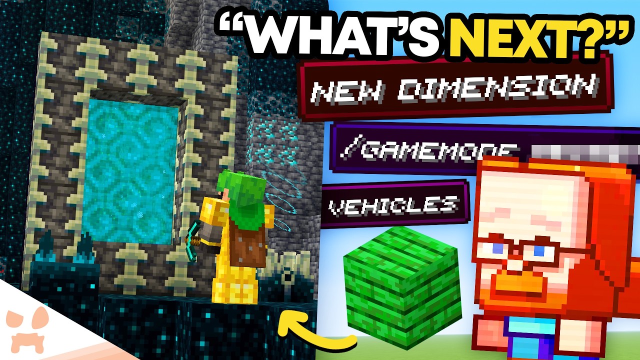 MINECRAFT’S NEXT UPDATE: FOURTH DIMENSION, NEW VEHICLES & GAMEMODES?!