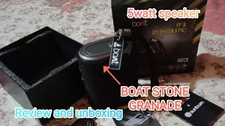 best Bluetooth speakers under 1000 boat stone Granade unboxing and review