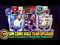 OMG!! 50M COINS HUGE TEAM UPGRADE | 80 OVR TO 110 OVR SQUAD UPGRADE | 11x CHANGES | FIFA MOBILE 21