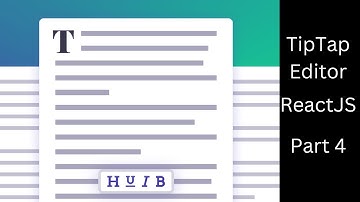 TipTap Editor ReactJS part 4