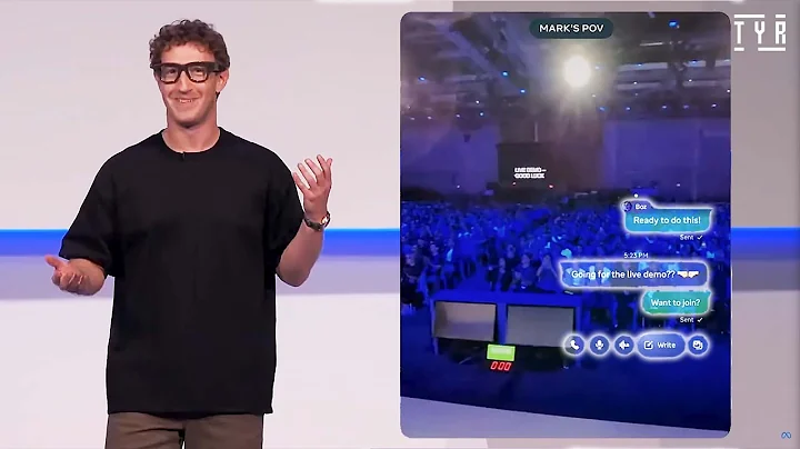Meta Ray-Ban Display GLASSES: Full On Stage Live Demonstration & Fails thumbnail