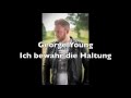 Capture de la vidéo George Young - Ich Bewahr Die Haltung