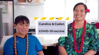 Candice & Caden talk about getting vaccinated against COVID-19 | Ministry of Health NZ