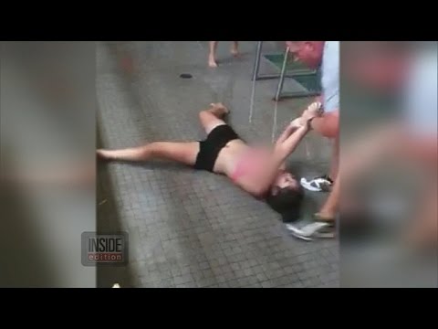 Watch Gym Teacher Try To Drag Student Into Pool