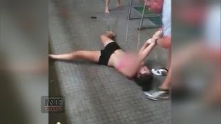 Watch Gym Teacher Try To Drag Student Into Pool