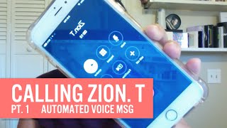 Zion.T's Voice Message ....