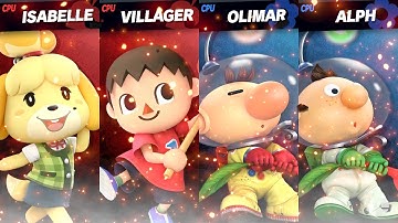 Isabelle & Villager (Animal Crossing) vs Olimar & Alph (Pikmin)