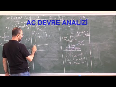 Video: Bir seri AC devresinde R L ve C bileşenleri arasındaki faz ilişkisi nedir?