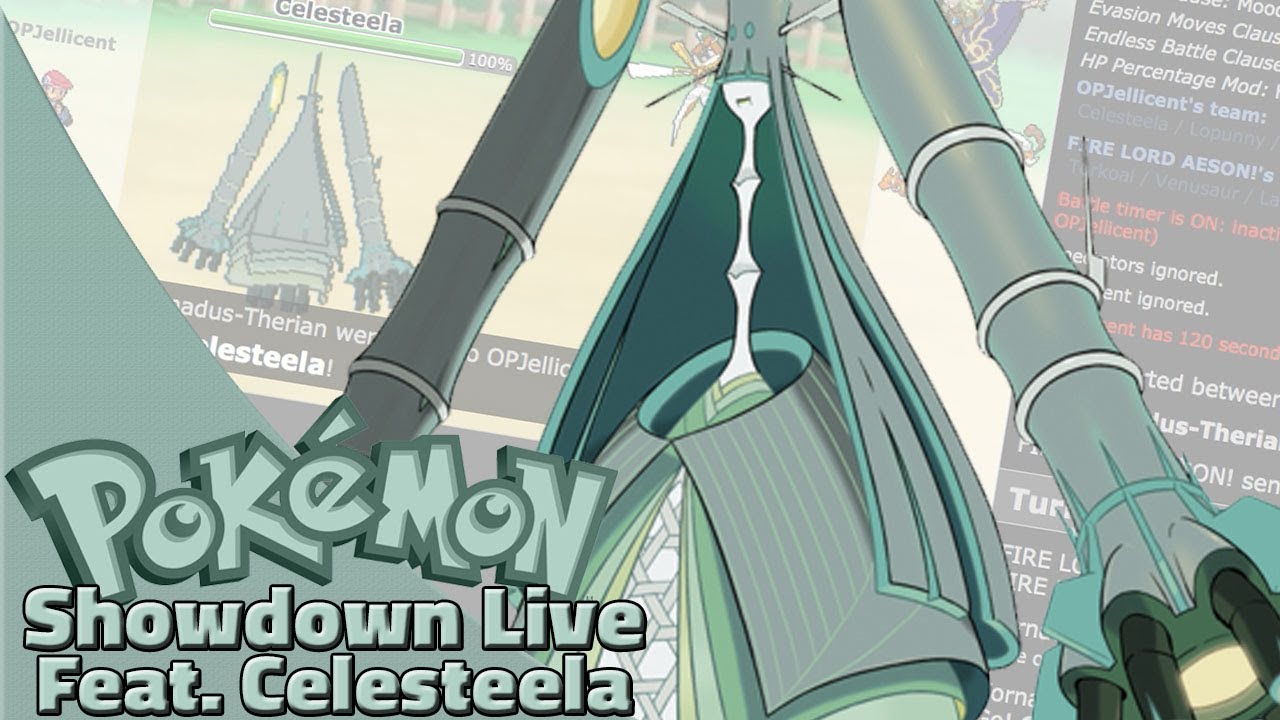 Autotomize Celesteela Team! Pokemon Sun and Moon OU Showdown Live  W/OPJellicent (Smogon OU Team) 