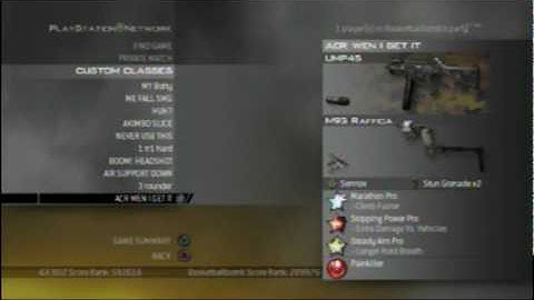 (MW2) Basketballbomb classes, titles, and emblems