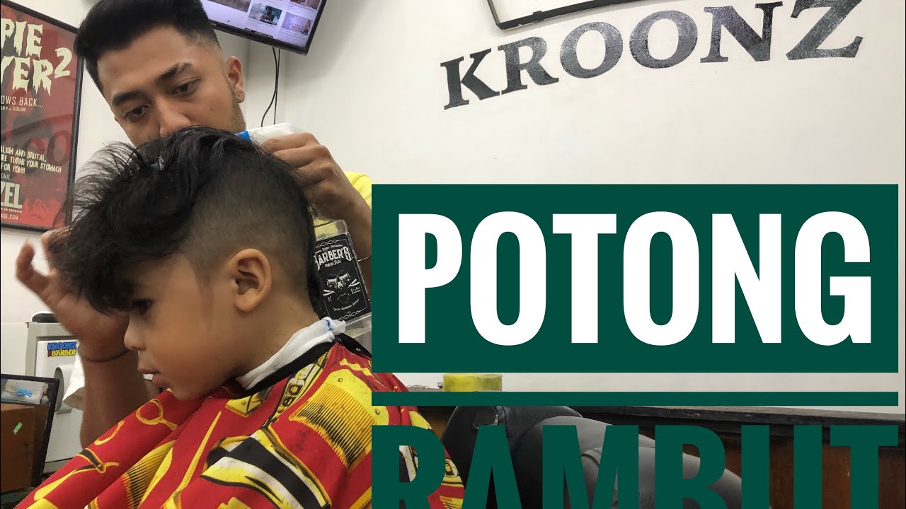  Potong  Rambut   Di  Kroonz Barbershop YouTube