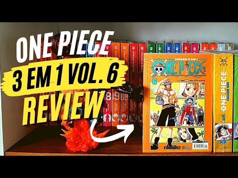 One Piece 3 Em 1 Mangá Vol. 1 Nova Coleção em Português - Mangá