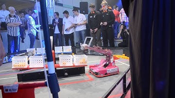 Watts up! FTC robot Dutch Open Fontys Eindhoven Block Party driver control