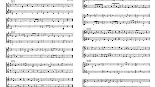 50 Two Part Exercises Taster TREBLE 2 in 1 with audio