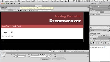 Dreamweaver & HTML 5 for Beginners - Creating a Simple Website