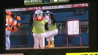 20160412 つば九郎先生vsジャビット君 マスコット対決