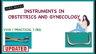 Obstetrics and gynaecology instruments | VIVA | NEET PG