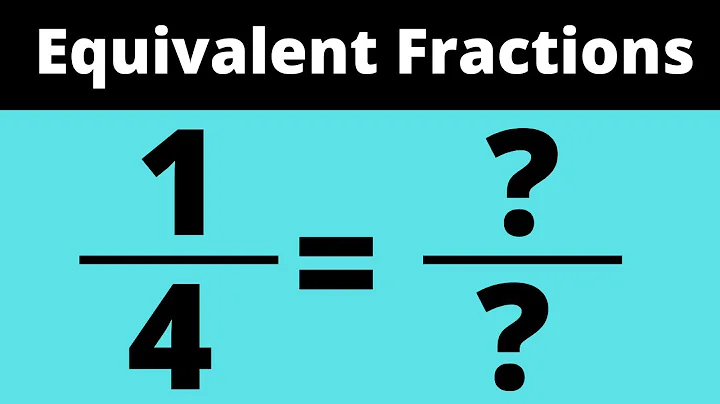 Equivalent Fractions of 1/4