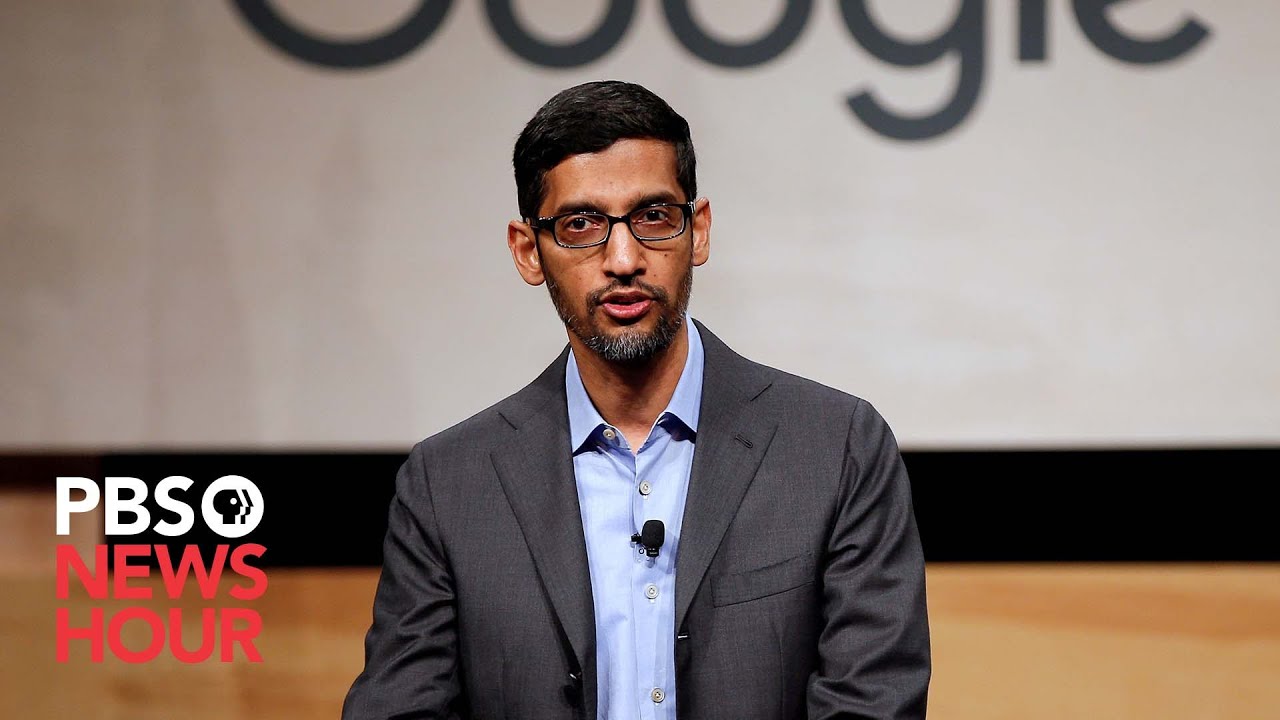 ⁣WATCH: Why does Trump's image appear under searches for 'idiot?' Google CEO Pichai an