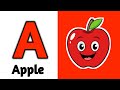 ABC Song for Kids | A for Apple Phonics Song | Learn Alphabet A to Z