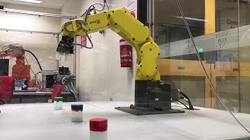 Pick-and-Place operation using Fanuc LR Mate 200iD4s