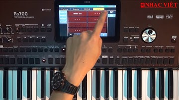KORG PA700, PA1000 và PA4X: HD Chức năng Multipad