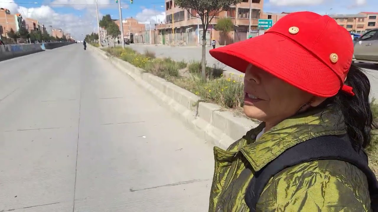 La Paz Bolivia. Día de paro de transportadores 