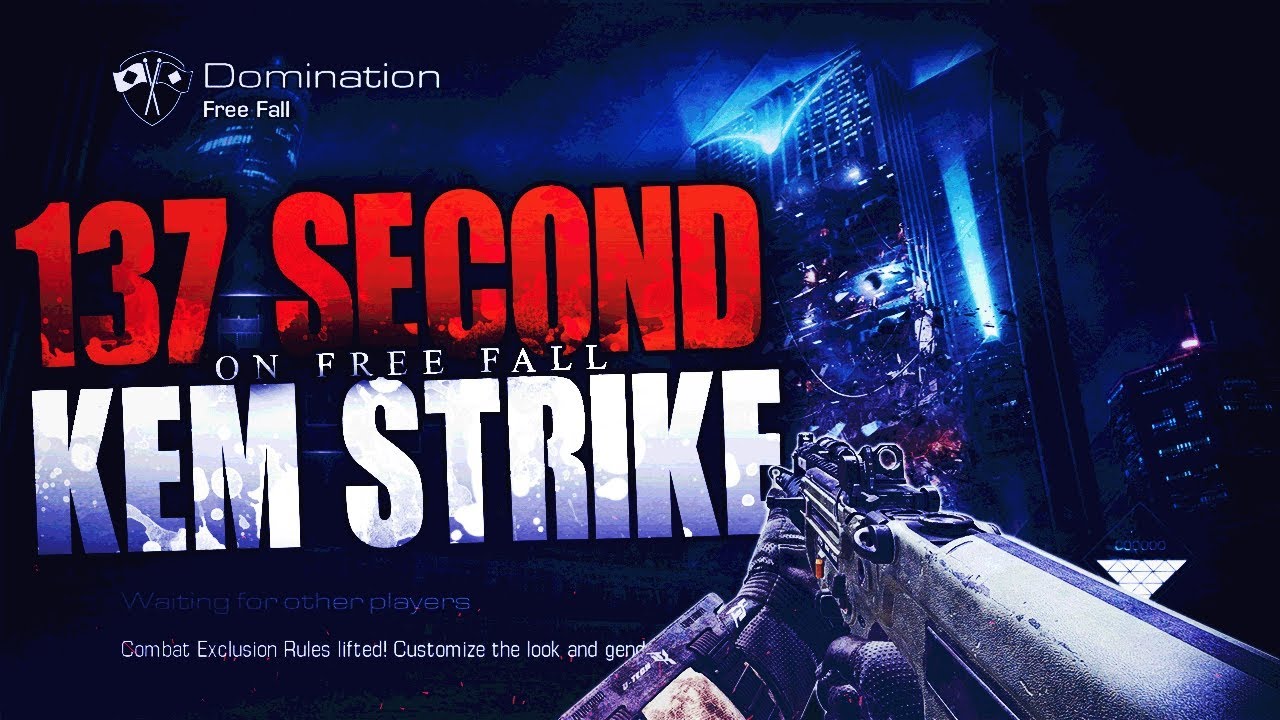 Ghosts: 137 Second KEM Strike on Free Fall w/ MTAR-X- KEM Strike with Every Gun Series