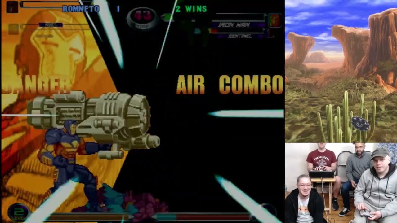 MvC2: Kest + DarkDios - 1 Frame DHC Unblockable (PC to HSF) Wins Match .:3.30.24:. [4 Player Mod]