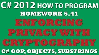 Celebrity 5-41 C# Enforcing Privacy with Cryptography (OOP, Classes, Objects, Substrings) Wealth
