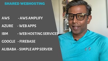 Shared Web-hosting | AWS | Azure | IBM Cloud | Google Cloud | Oracle Cloud | Alibaba Cloud