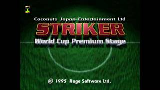 Striker - World Cup Premiere Stage - Sony PlayStation - Intro & Title Screen