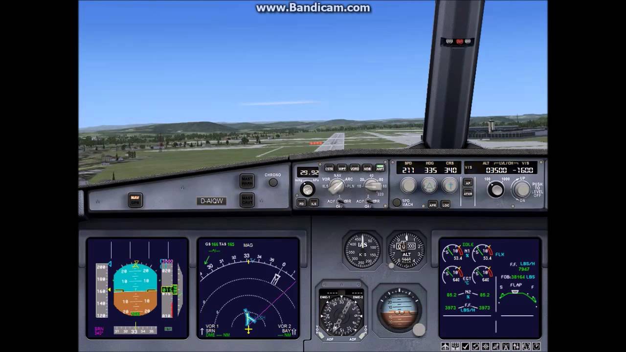 Flug: Stuttgart-Zürich with a hard but nice landing