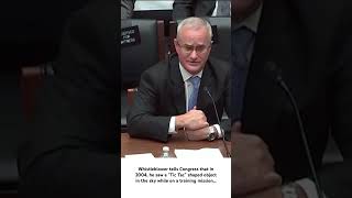 UFO whistleblower speaks at House hearing