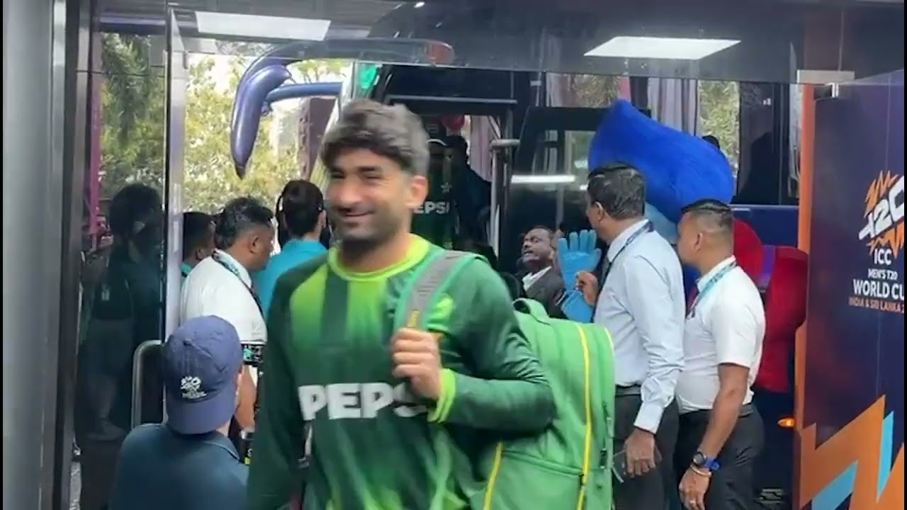 🎥 Pakistan team's arrival for today's 