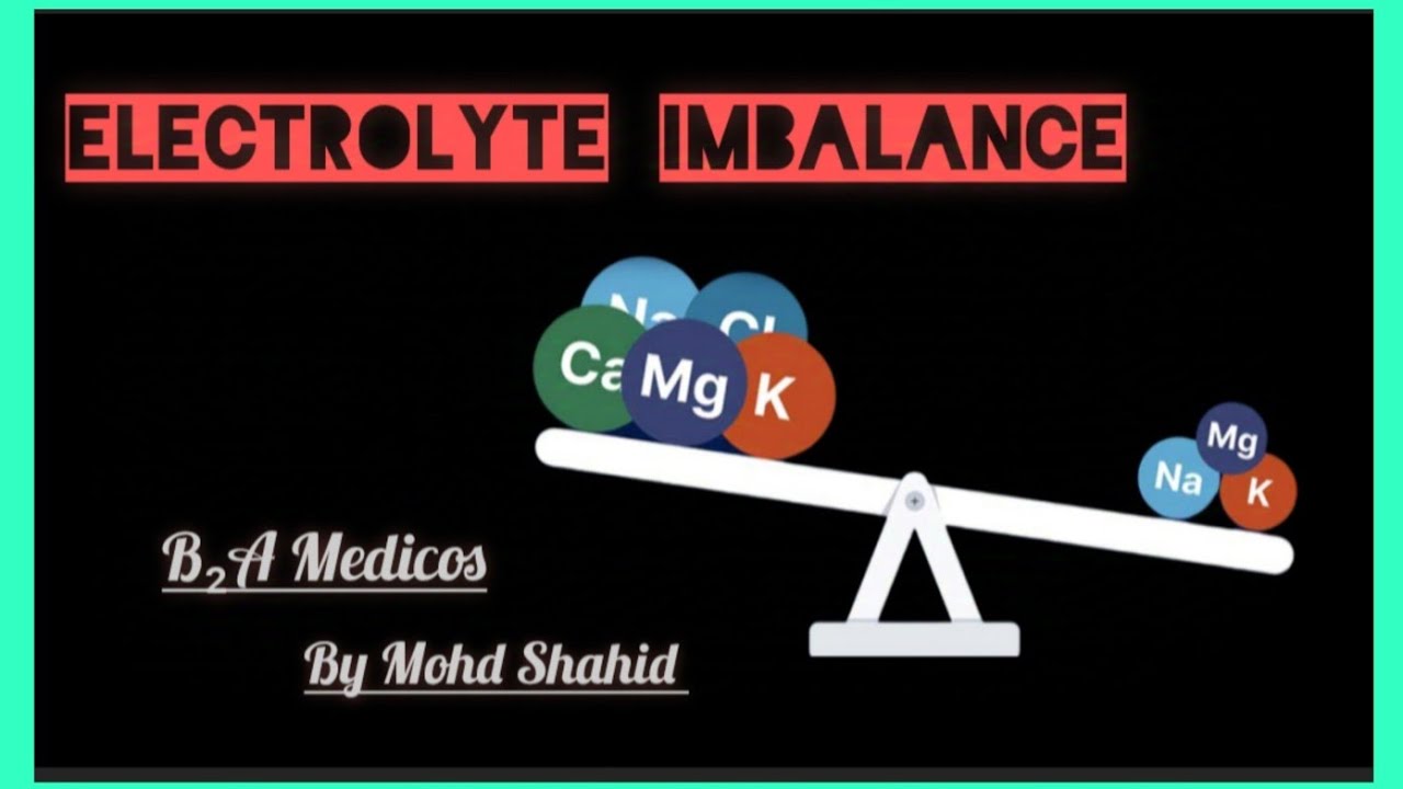 Electrolyte imbalance II Fluid distribution in human body II Hypernatremia II  Hyponatremia