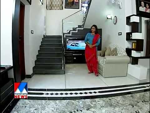Contemporary home atPoonthoppu Alappuzha- Manorama News