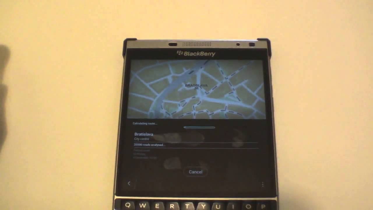 TomTom app Navigator Maps on Blackberry os10 Passport Offline GPS