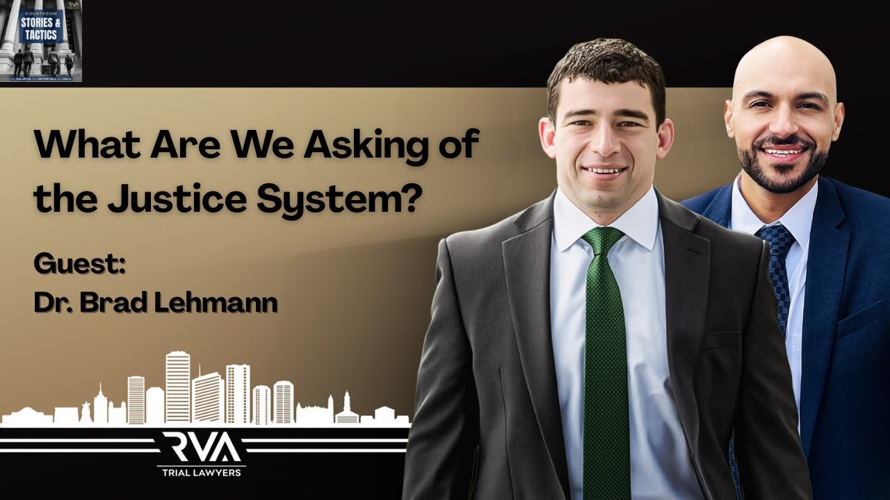 What Are We Asking of the Justice System? | Dr. Brad Lehmann (Criminal Justice Professor)