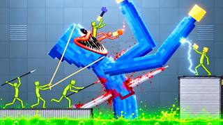 Mega Huggy vs Melon Playground – ACID SEA! [4K]