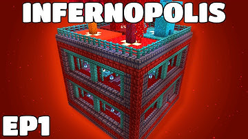 NEW NETHER SKYBLOCK! Infernopolis EP1 | Modded Minecraft 1.16